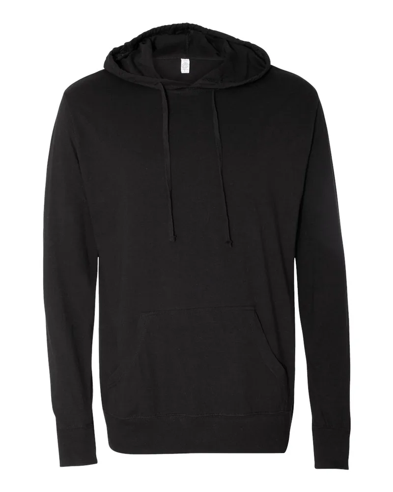 Independent Trading Co.® Unisex Lightweight Hooded Pullover T-Shirt view 3
