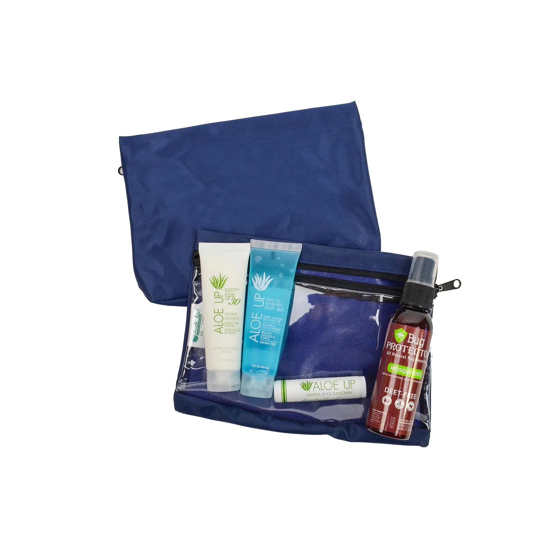 Aloe Up Grande Nylon Bag w/White Collection Sunscreen