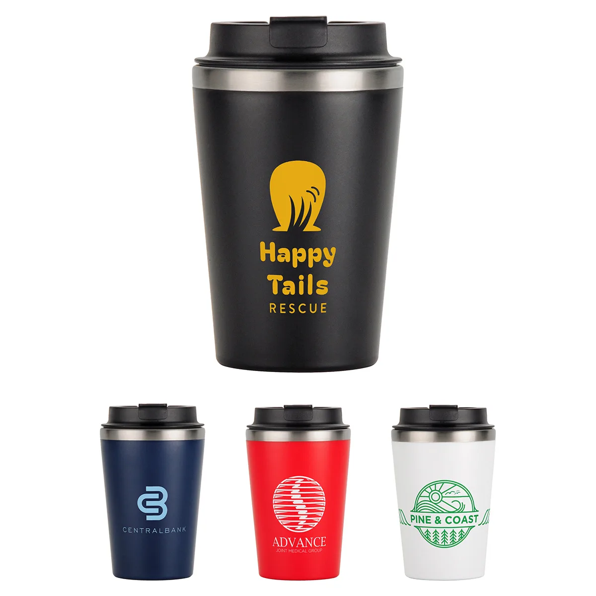 Paragon 12 oz Recycled Polypropylene/Stainless Steel Tumbler