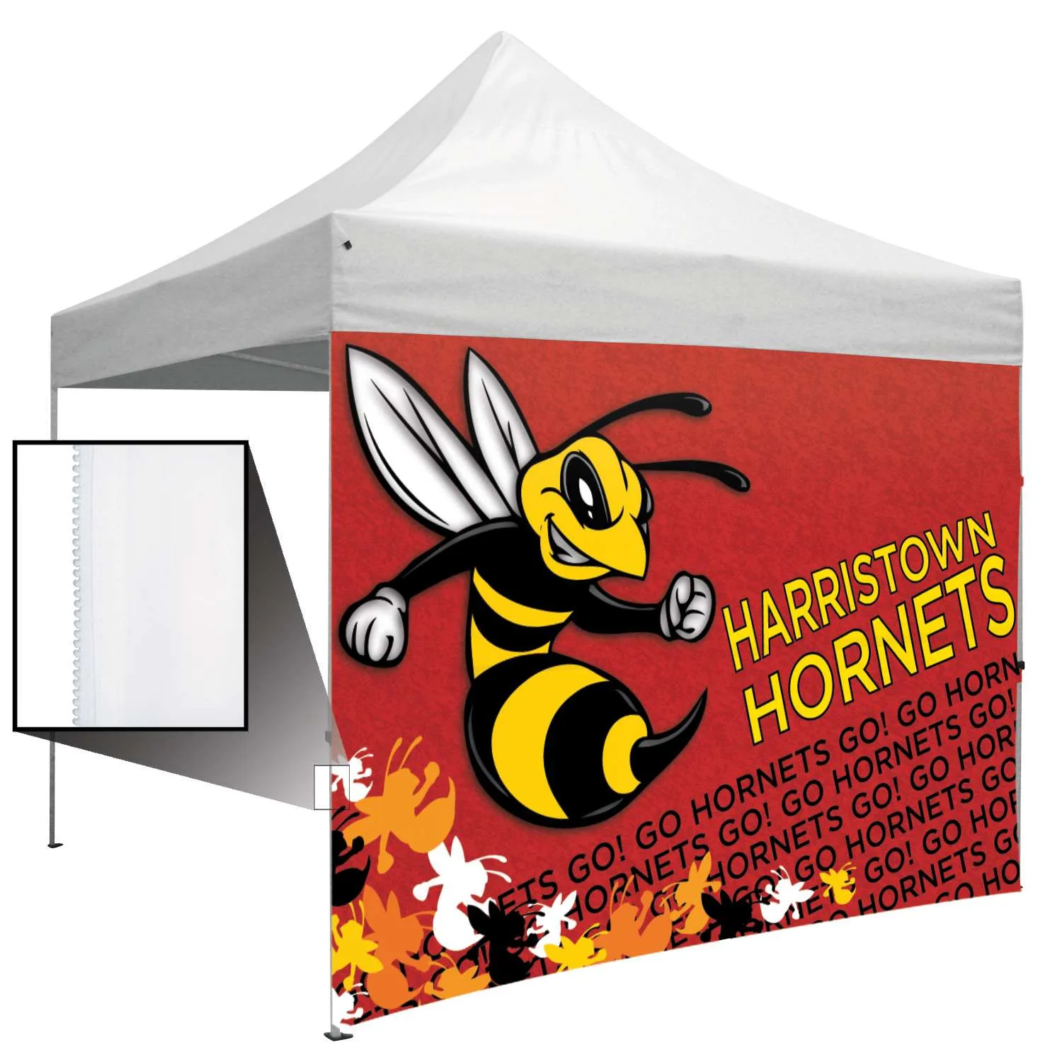 10' Tent Full Wall (Full-Bleed Dye Sublimation) view 3