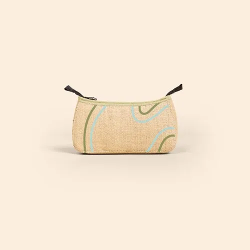 Large Burlap Canoe Pouch view 2