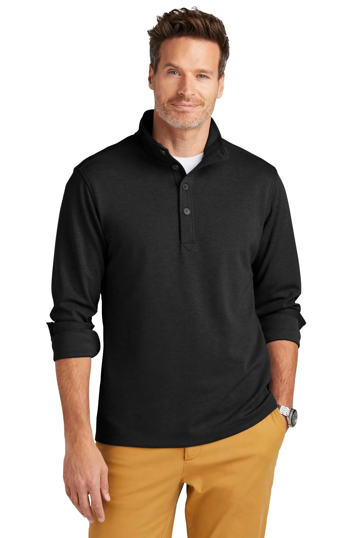 Brooks Brothers® Mid-Layer Stretch 1/2-Button view 6