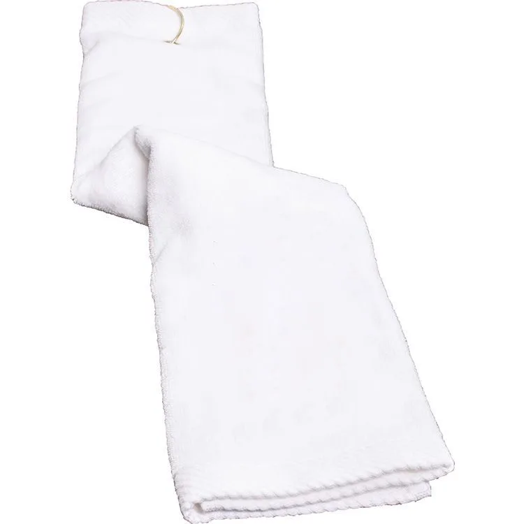 Turkish Trifold Golf Towel 16" x 25" view 2