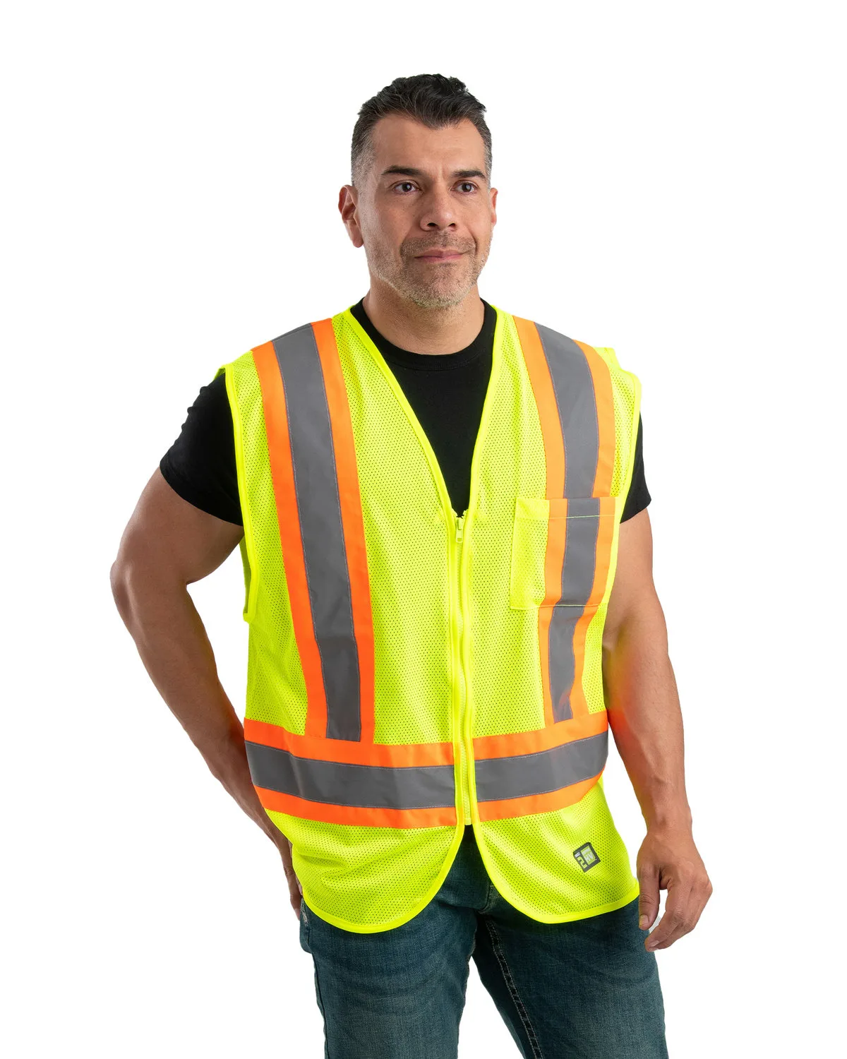Berne® Apparel Hi-Vis Class 2 Multi-Color Vest