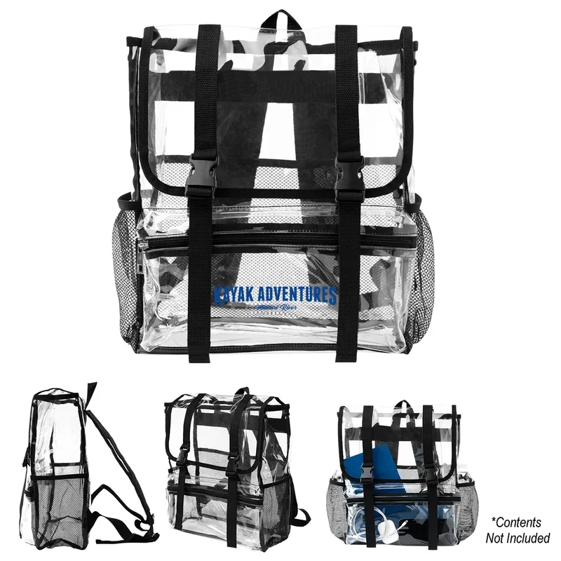 Clear Buckle Backpack view 2