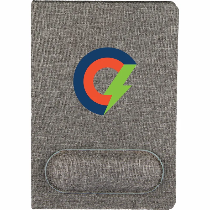 5.5" x 8.5" FSC® Recycled Mouse Pad Bound Notebook