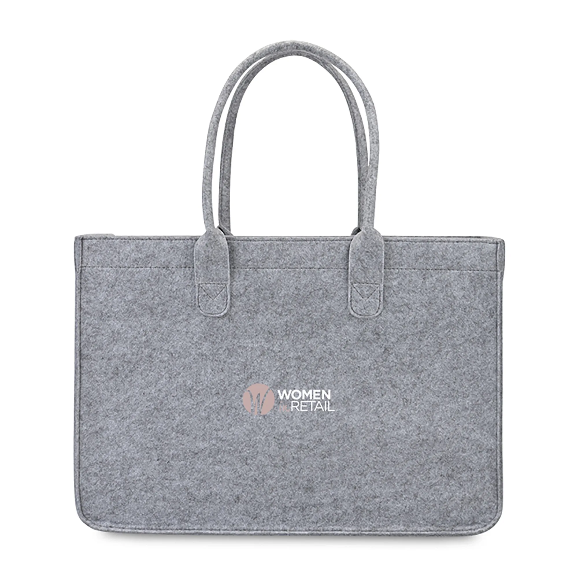 Out of The Woods® Felt Shopper Tote - Light Grey