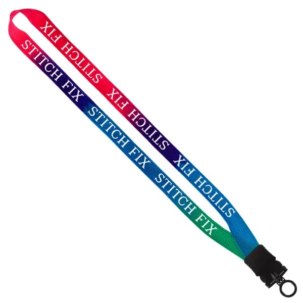 3/4" Tie Dye Lanyard view 2