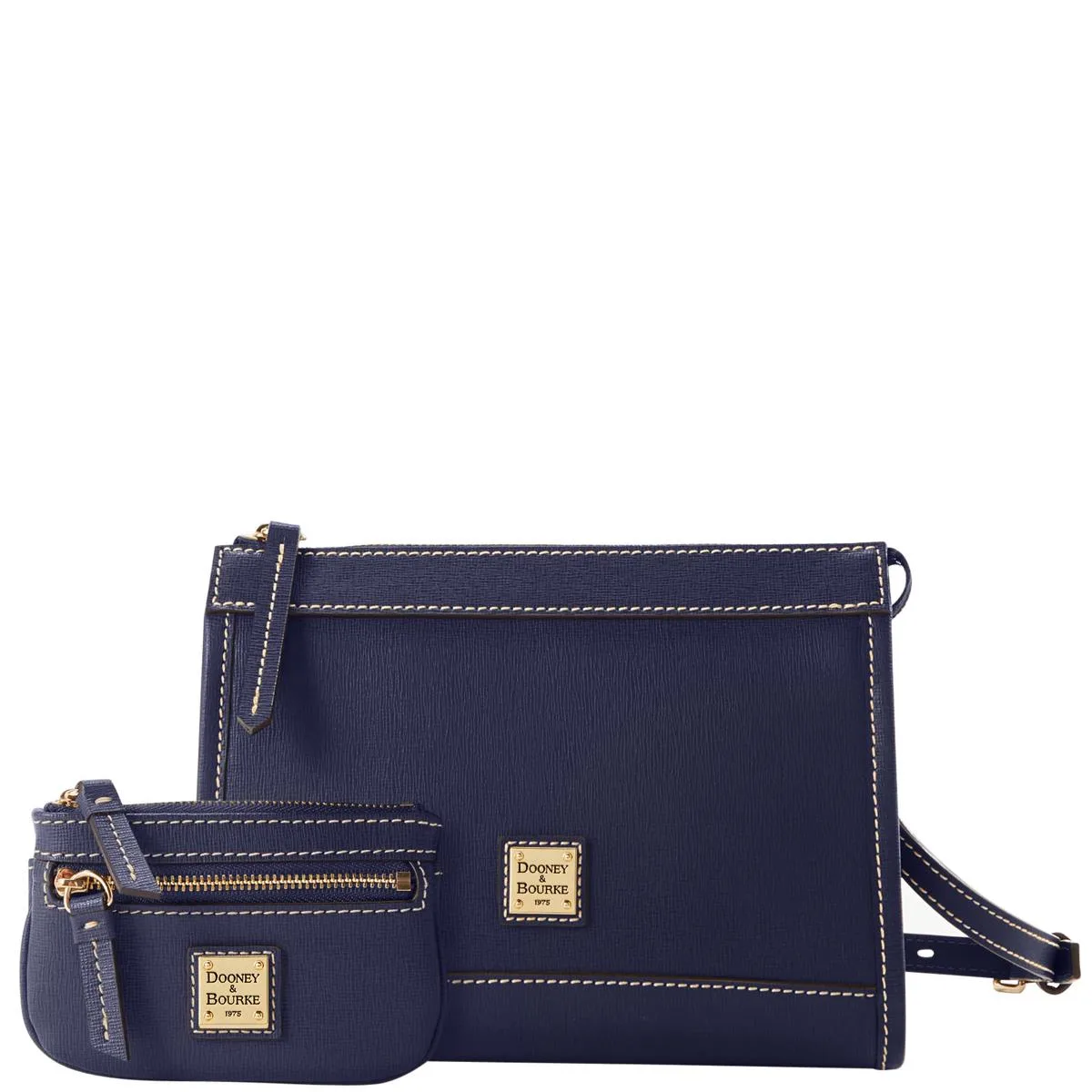 Dooney & Bourke Marine Saffiano Zip Crossbody w/Small Coin Case