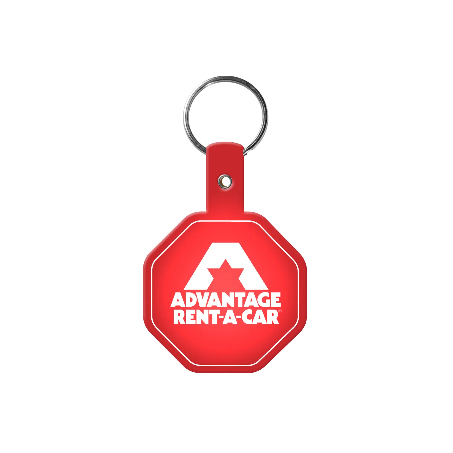 Stop Sign Flexible Key Tag view 3