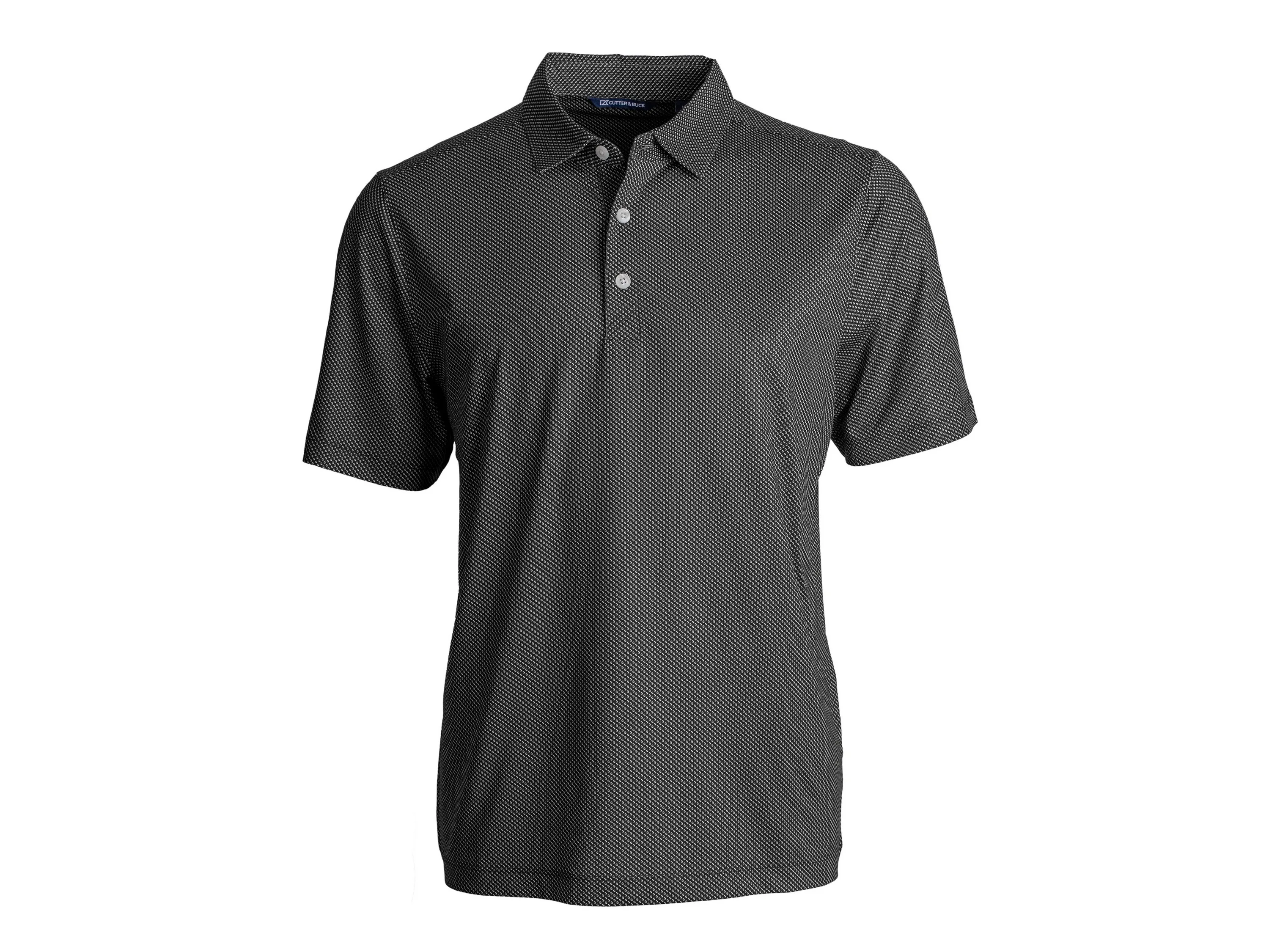 Cutter & Buck Pike Eco Symmetry Print Stretch Recycled Mens Big & Tall Polo view 2