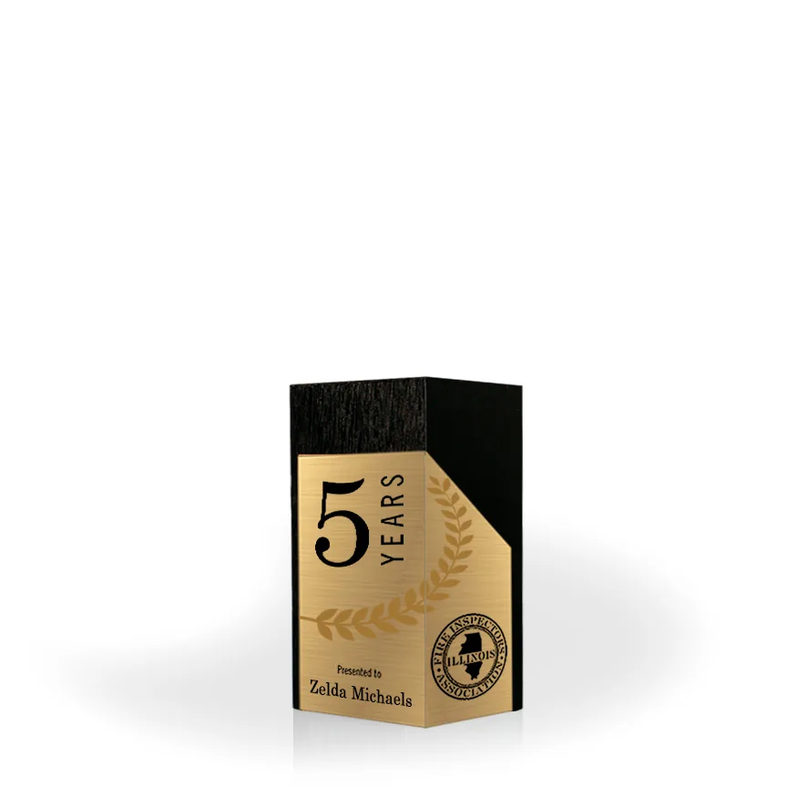 Tahoe Black & Gold Award 5"