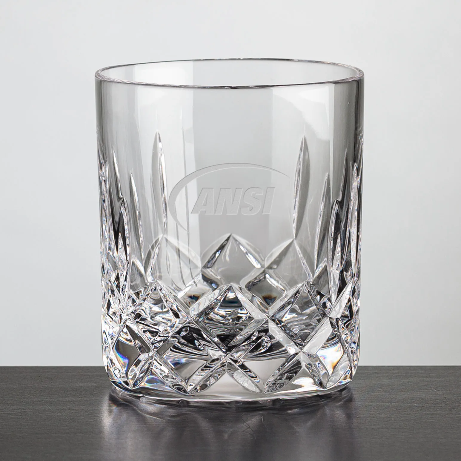 Glass Only, Deep Etch, Double Old Fashioned