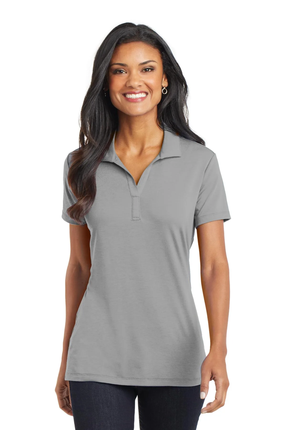 Port Authority® Women's Cotton Touch™ Performance Polo. view 3