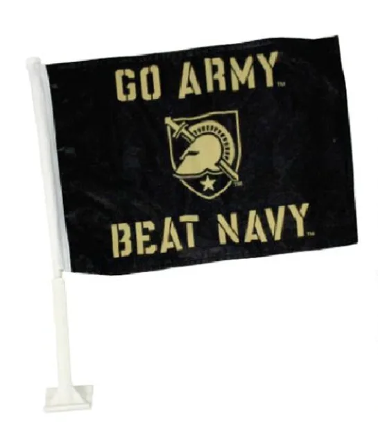 Car Flag w/Premium Heavy Duty 18" Pole