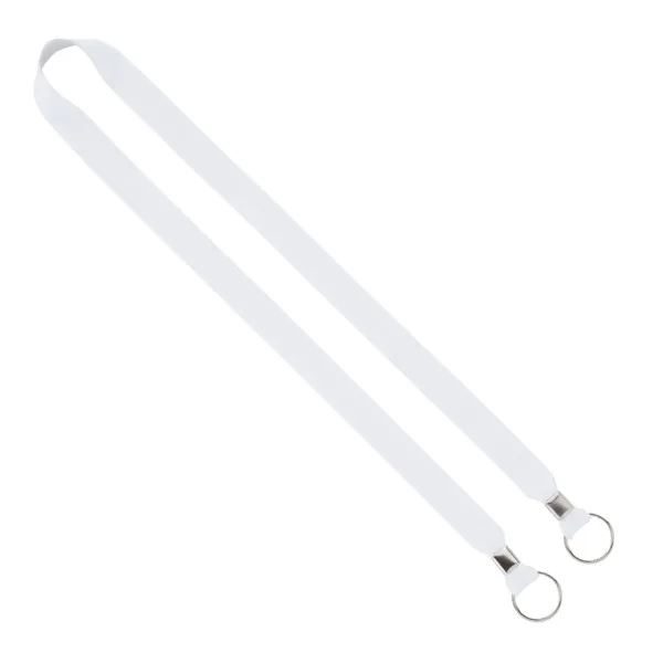 IMPORT Rush 3/4" Dye-Sublimated 2-Ended Lanyard with Dual Silver Crimp & Split-Ring view 3