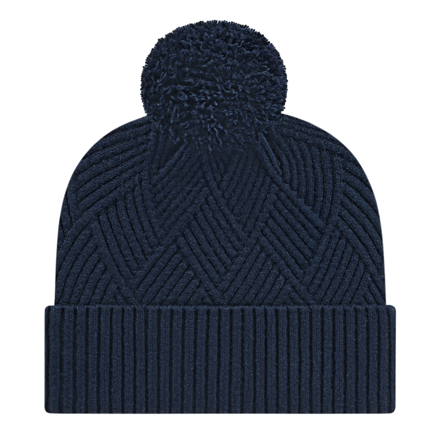 Premium Diagonal Weave Knit Cap With Cuff view 7