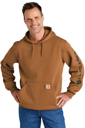 Carhartt® Midweight Hooded Logo Sweatshirt view 5