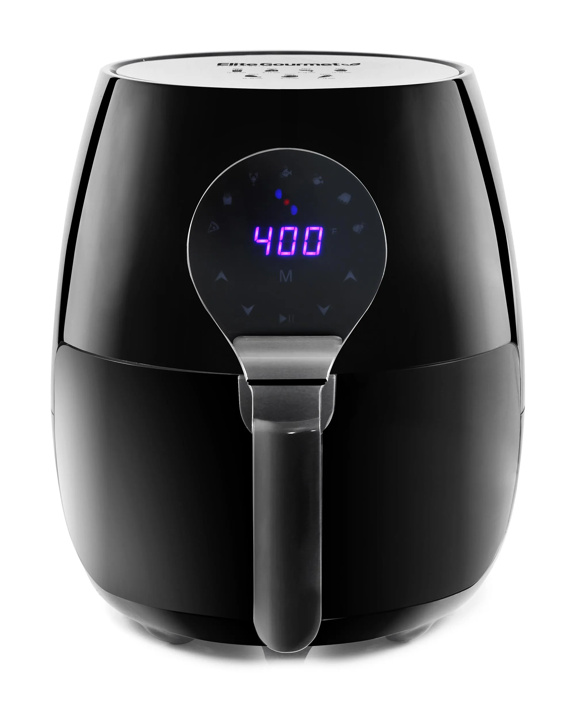 Elite 5.2 Qt. Oil-Free Black Digital Air Fryer