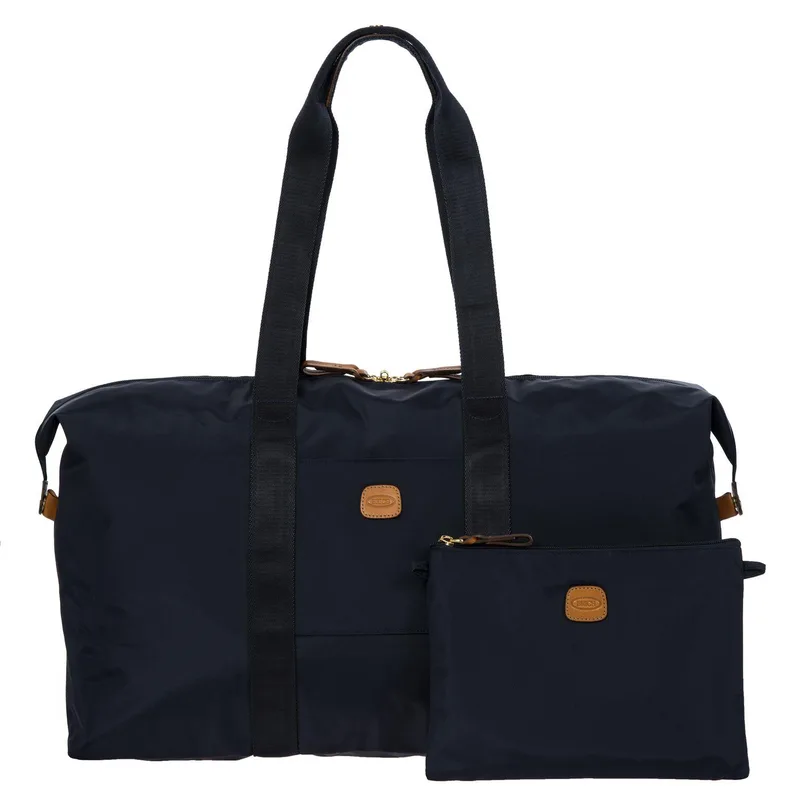 Bric's X-Bag 22" Folding Duffle Bag - Navy Blue