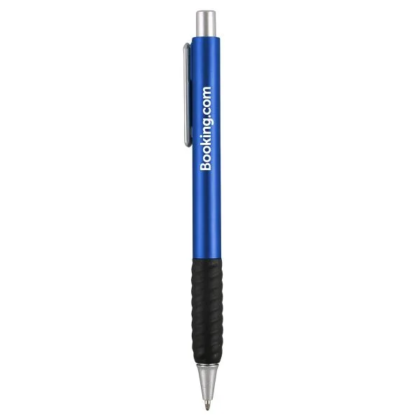 Metallic Cobalt Blue Logo Front View