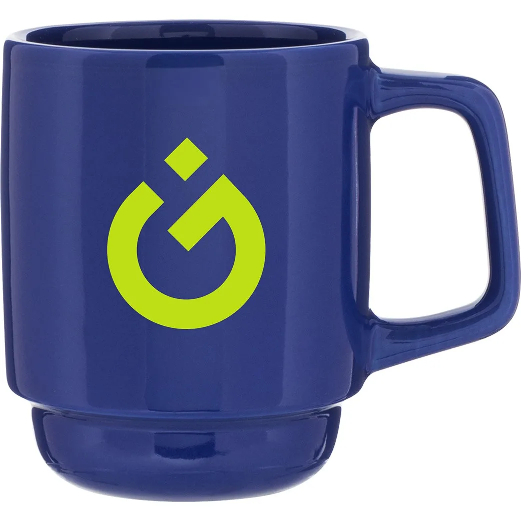 16 oz Olly Ceramic Mug (Royal Blue)