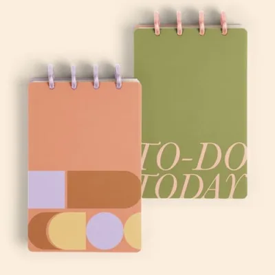 Medium Disc-Bound Taskpad With 2x Laminated Cover