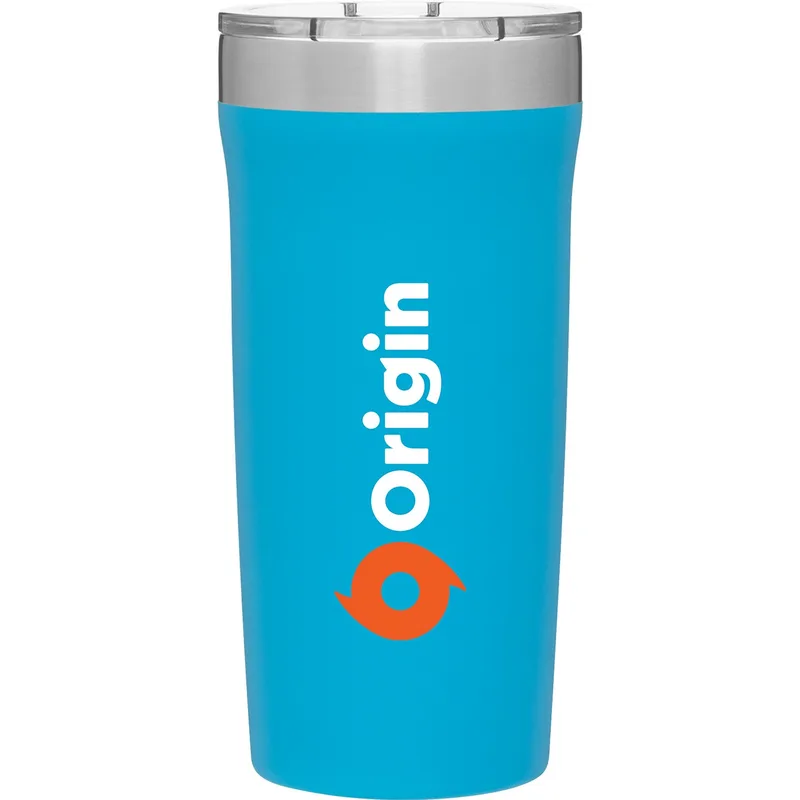 18 oz Palermo Travel Tumbler (Matte Aqua)