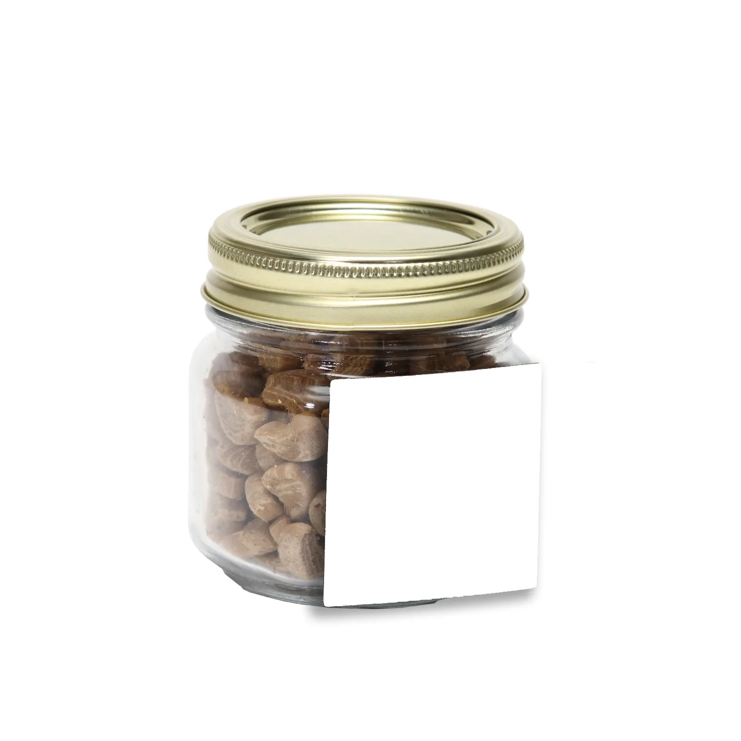 Half Pint Jar with Square Magnet Pet Fill view 2