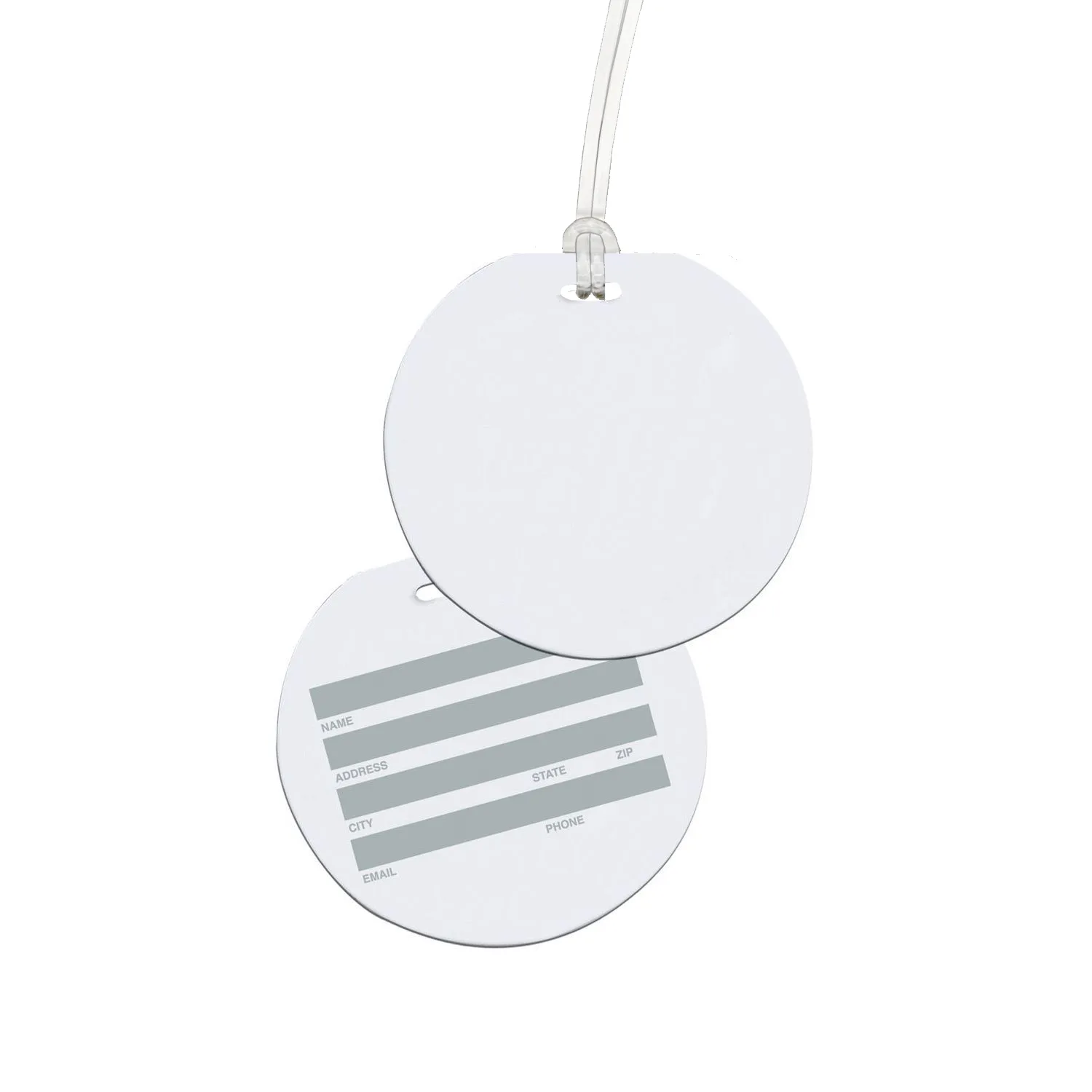Round Celebrity Bag Tag - 4CP view 5