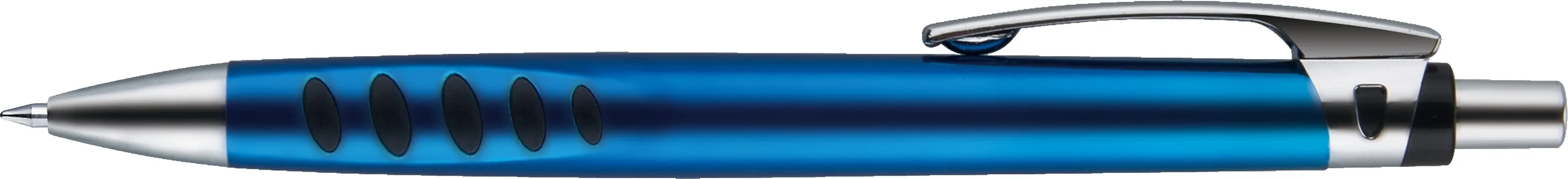 Metallic Blue/Silver/Black Blank Side View