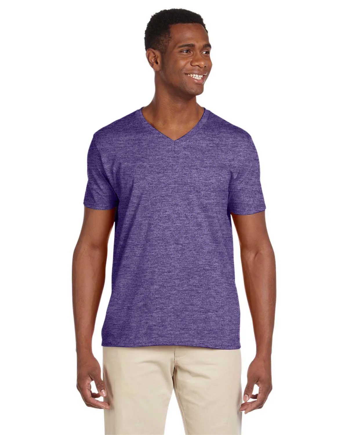 Gildan Adult Softstyle® V-Neck T-Shirt view 5
