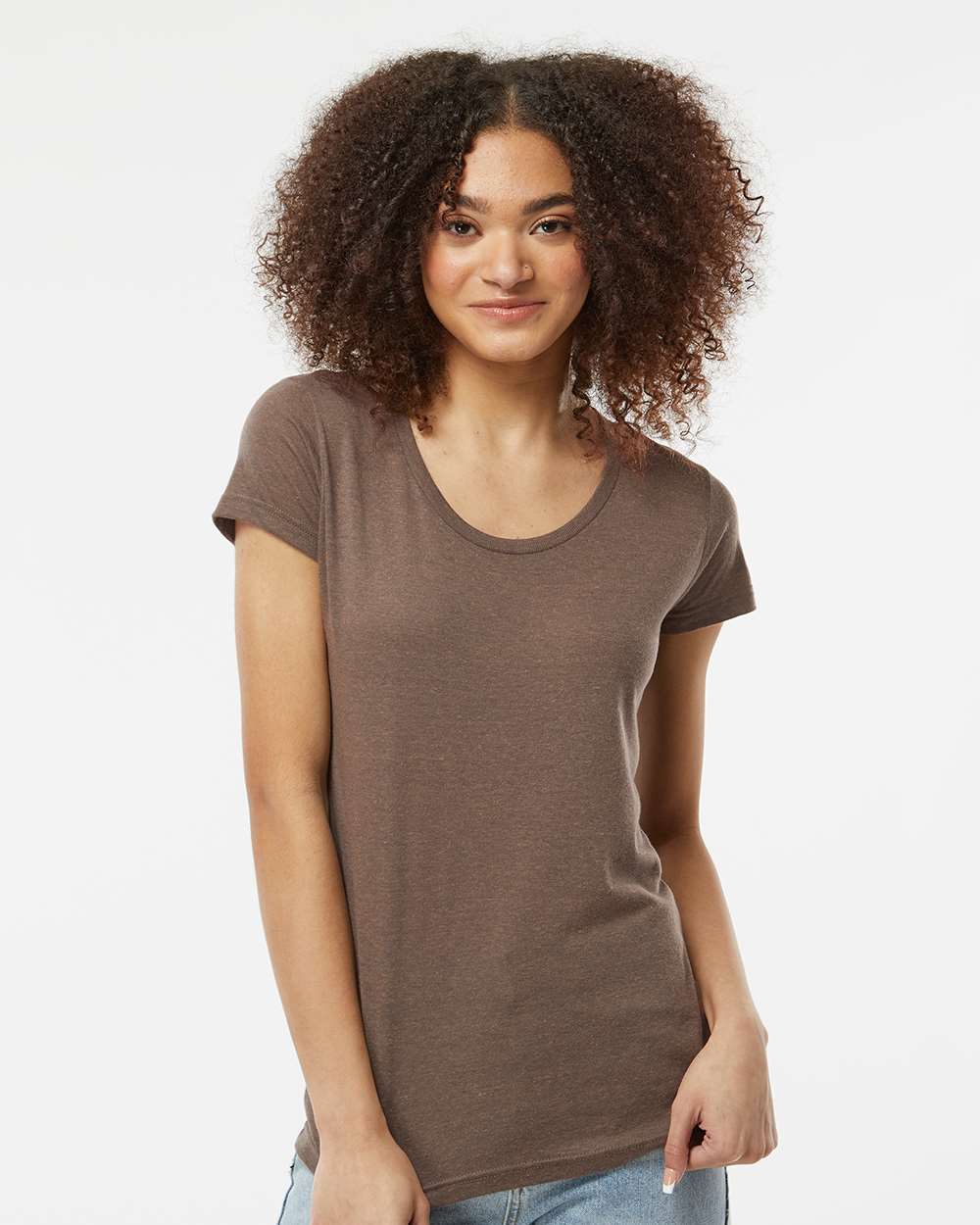 Tultex® Women's Slim Fit Tri-Blend T-Shirt view 6