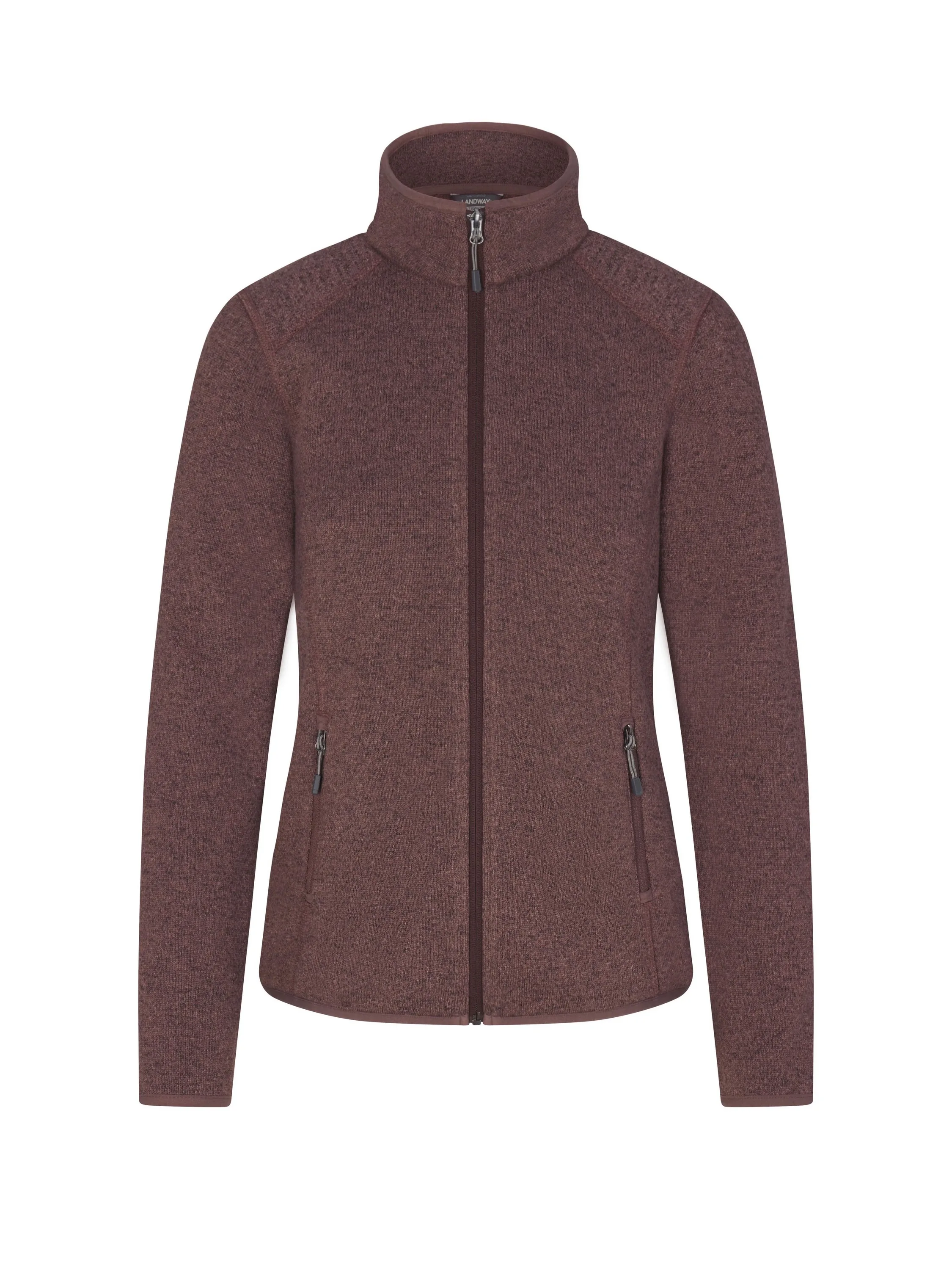 Ladies' Ashton Sweater-Knit Fleece Jacket view 7