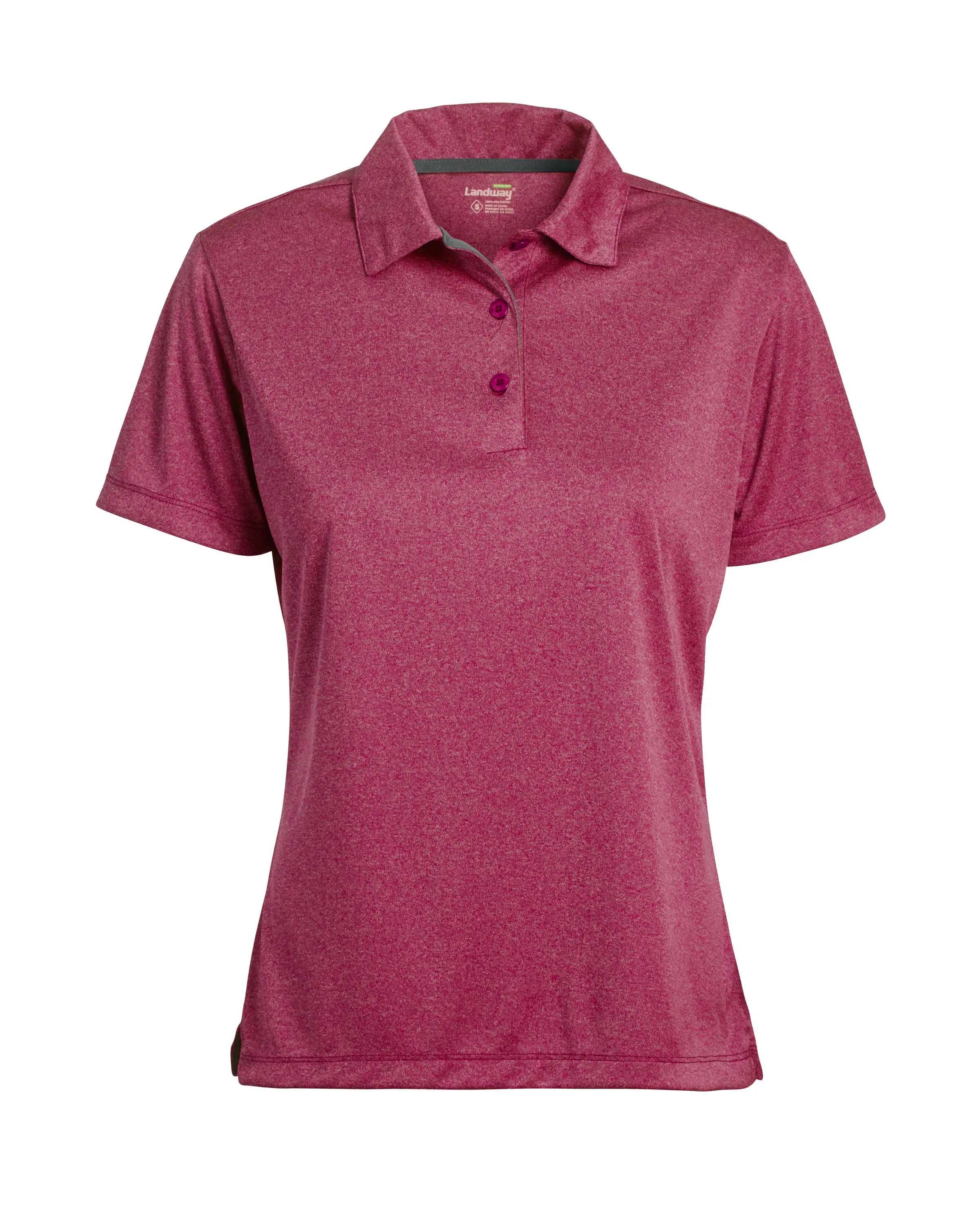 Ladies' Vertex Heathered Knit Shirt view 6