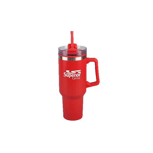 Matte Red Logo Front View