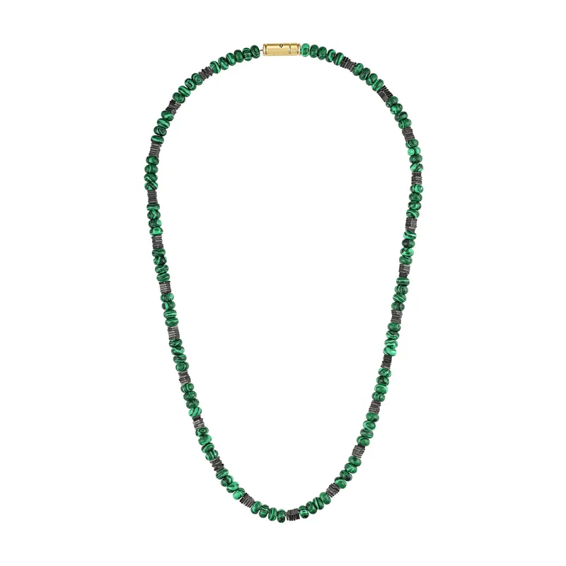 Bulova Jewelry Yellow Gold Marine Star Beaded Necklace