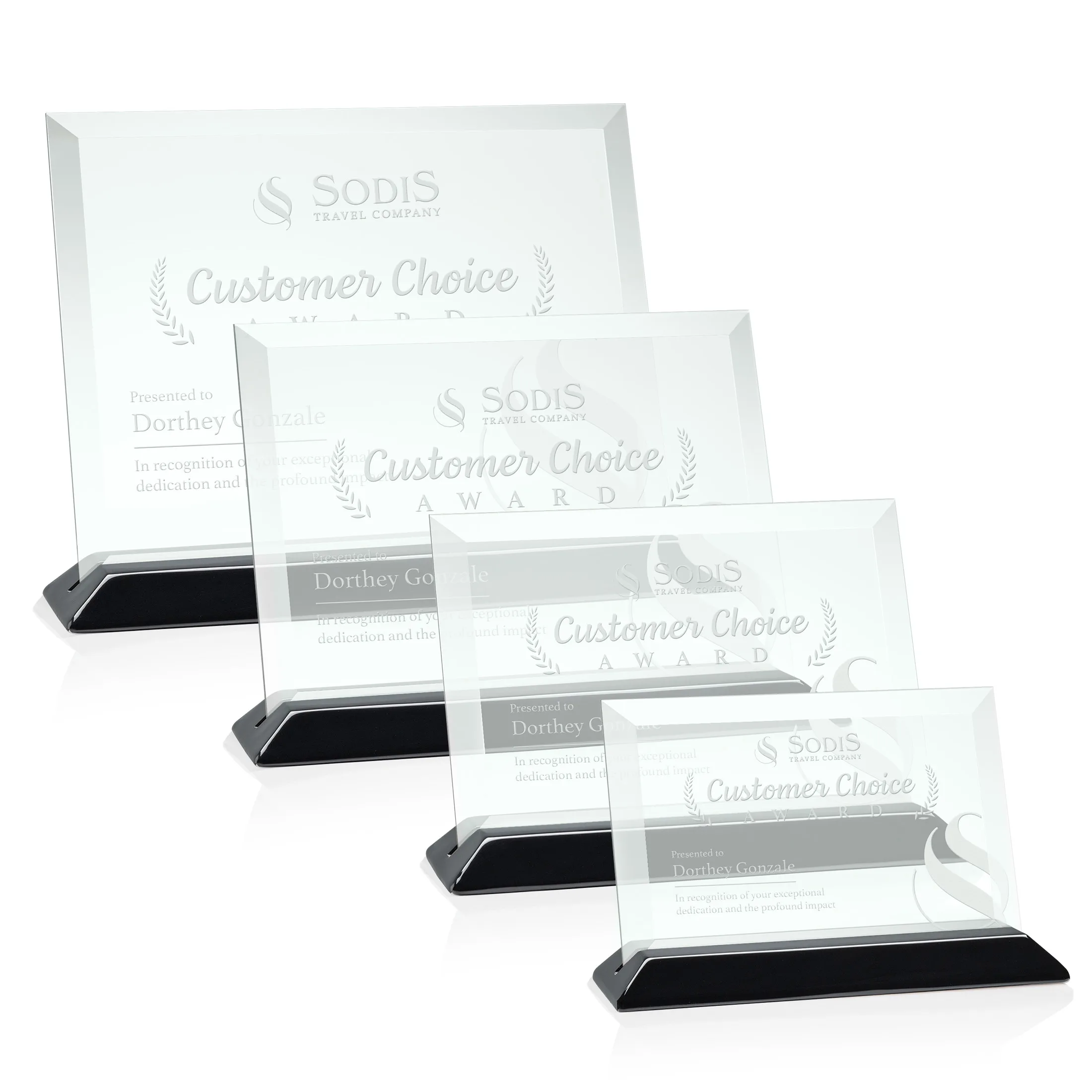 Deep Etch, Horizontal, Jade, Black