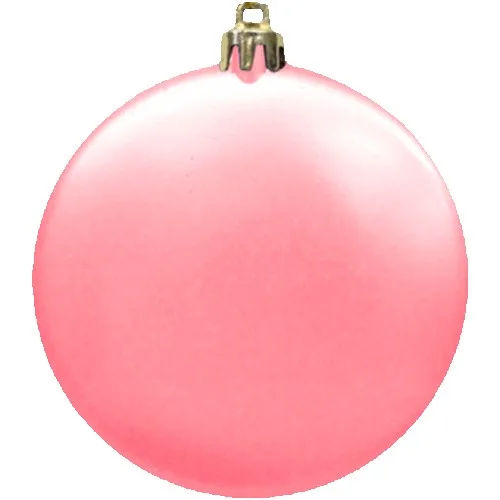 3" Satin Finish Flat Shatterproof Ornament view 5