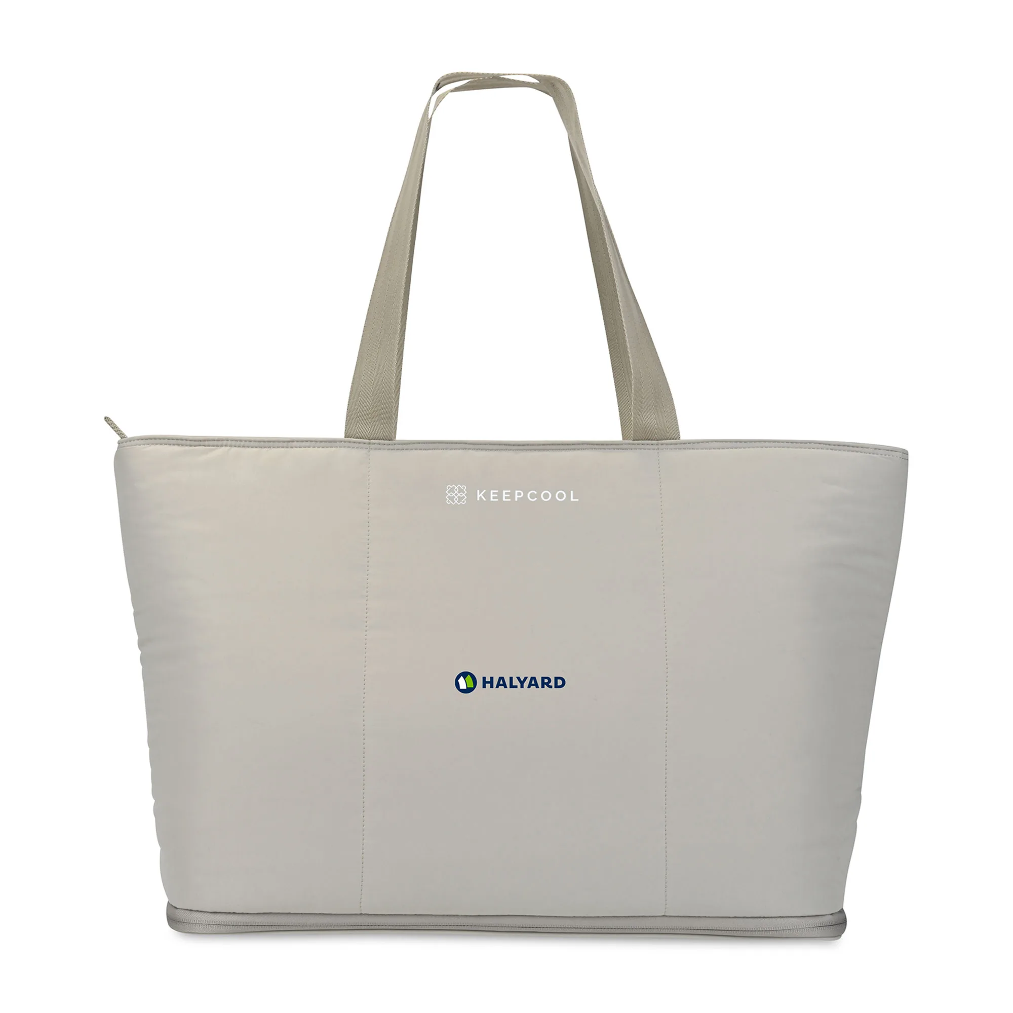 KEEPCOOL® Rio Quilted Expandable Cooler - Latte