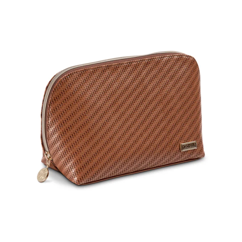 Ricardo Stephanie Johnson - Rosewood Lola Makeup Bag - Cognac