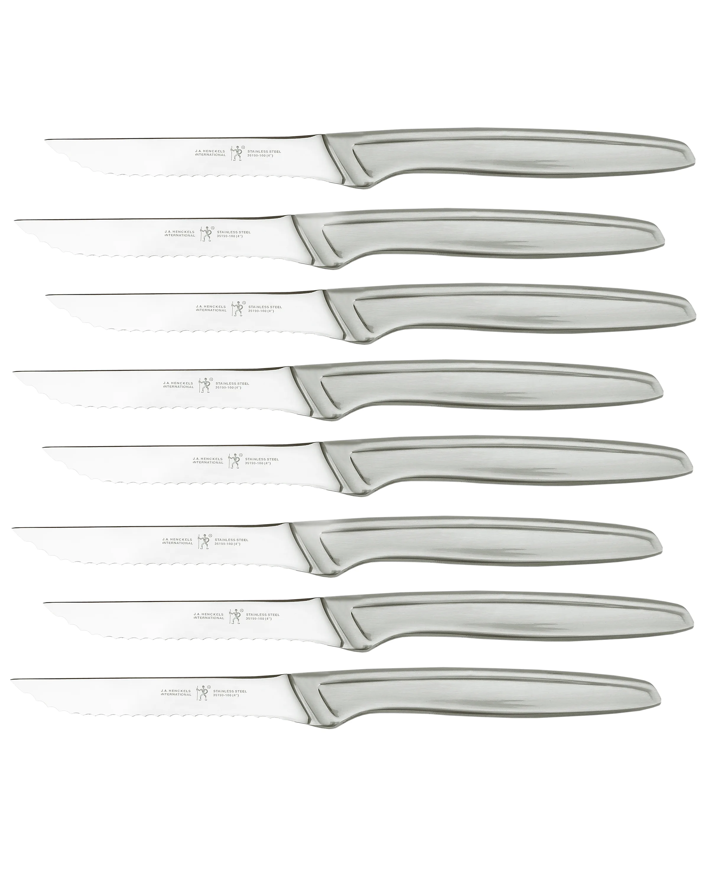 JA Henckels Zwilling 8-Piece Serrated Steak Knife Set