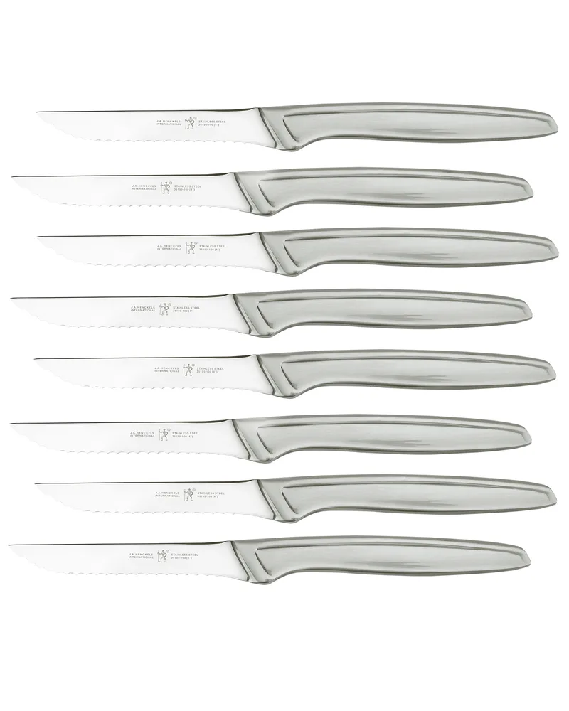 JA Henckels Zwilling 8-Piece Serrated Steak Knife Set