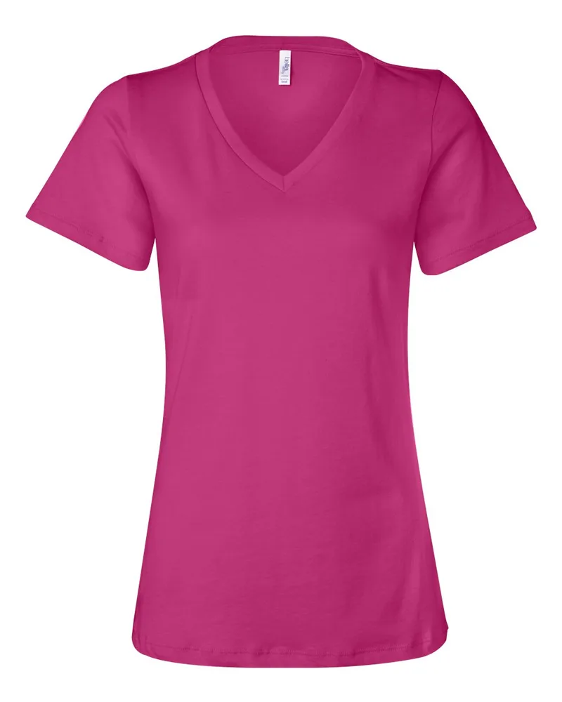 Bella+Canvas® Women's Relaxed Jersey V-Neck T-Shirt