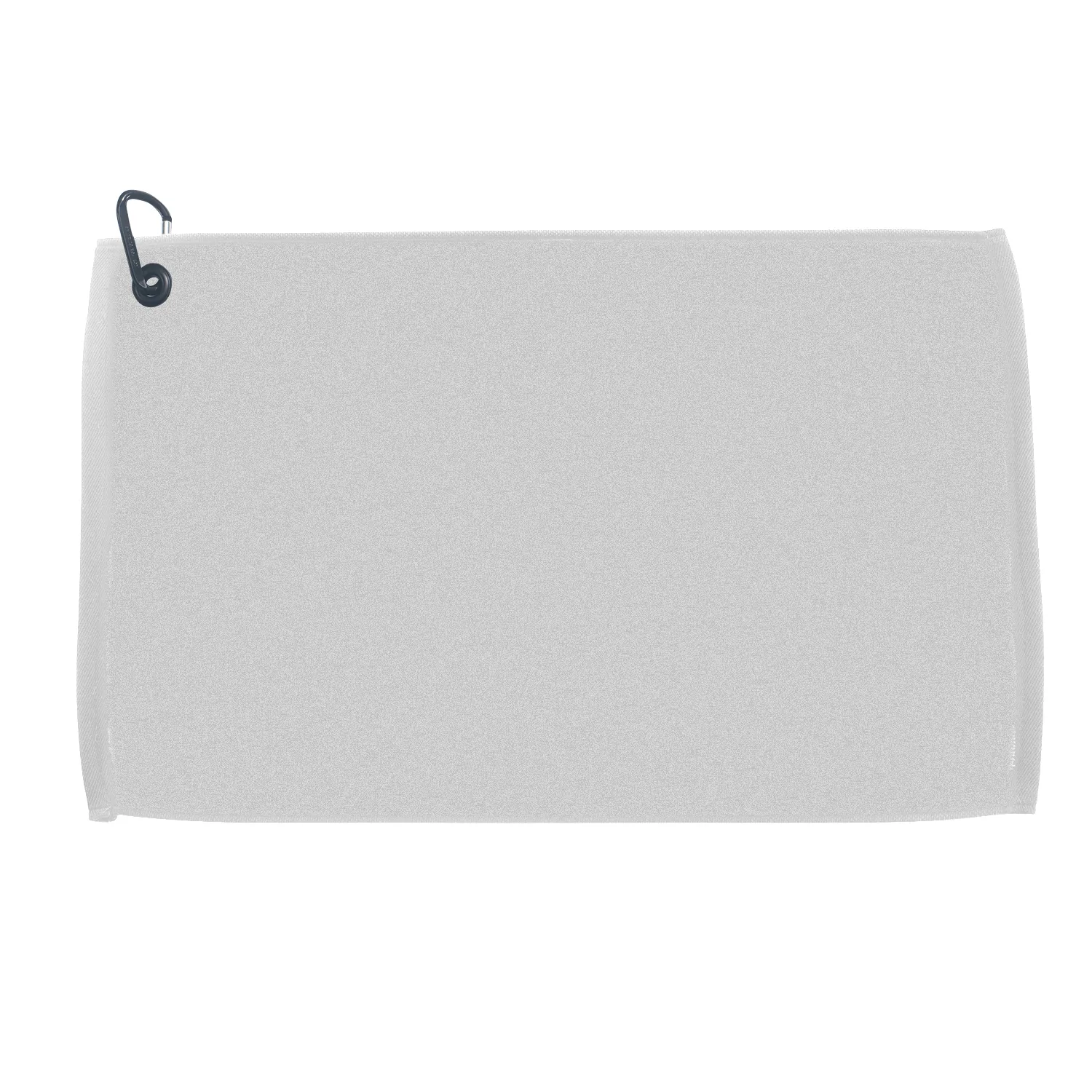 100% Cotton Jacquard Woven Golf Towel w/Carabiner view 3