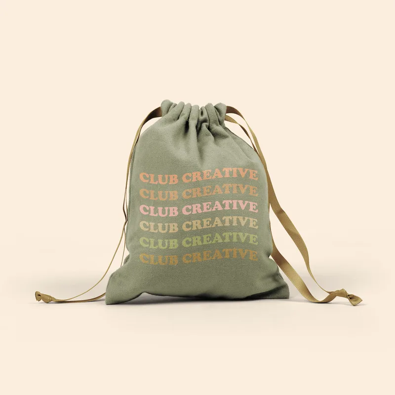 Goodie Four Shoes Gift Bag - 4CP Pigment Dyed Canvas view 3