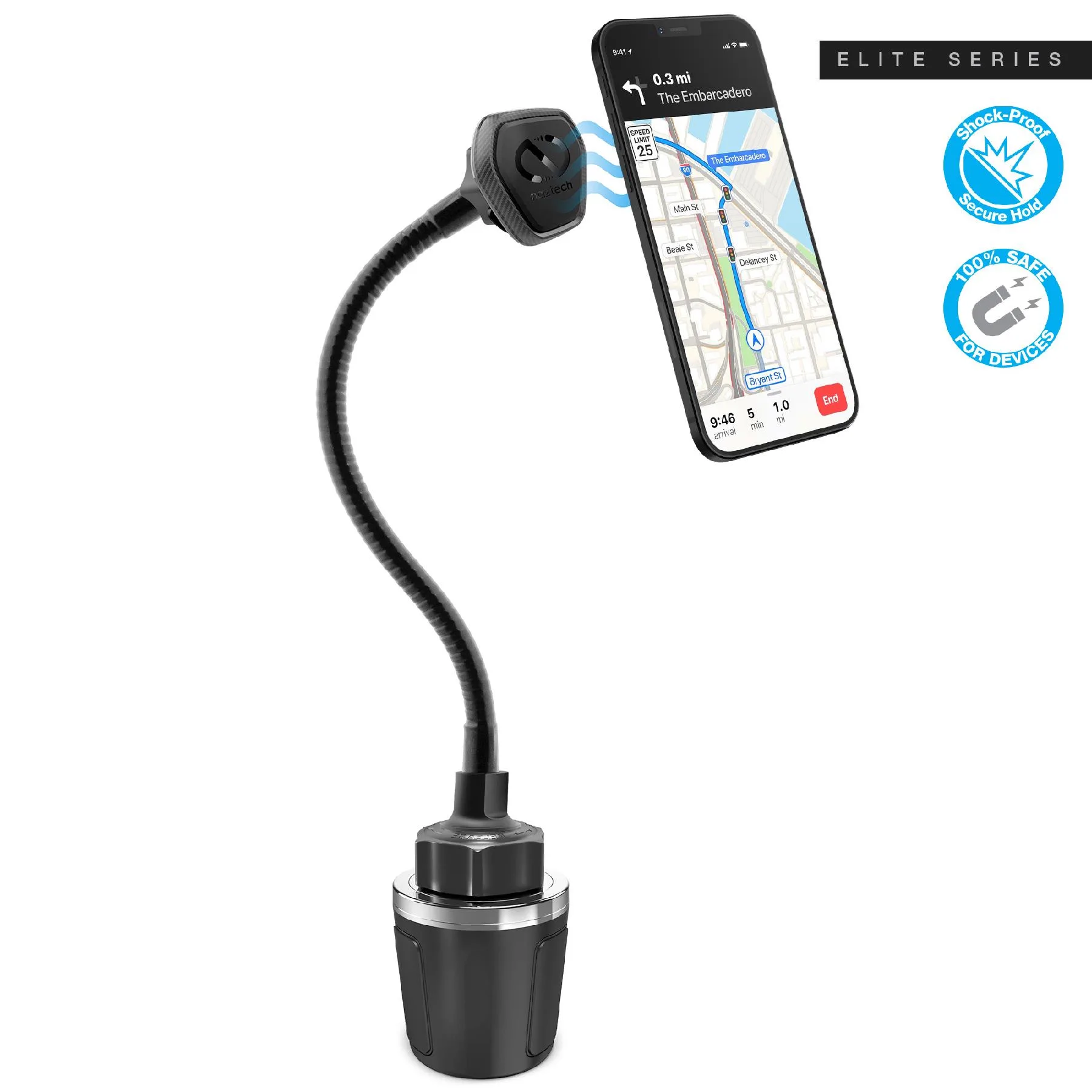 HYPERCEL Magbuddy Elite Cup Holder Xl Mount