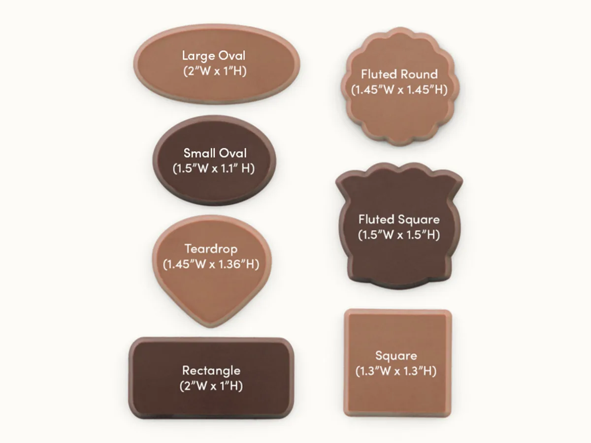 Custom Chocolate Restaurant / Dessert Topper view 2