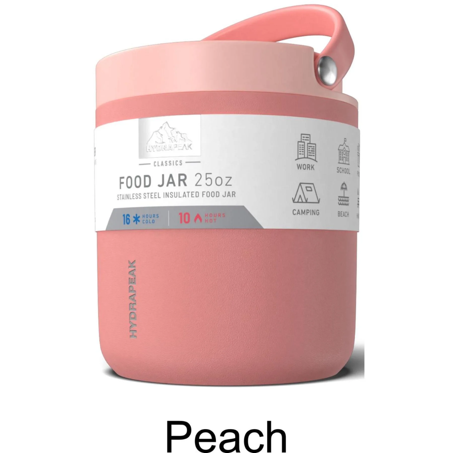 25 oz Hydrapeak® Stainless Steel Insulated Thermos Food Jar view 4