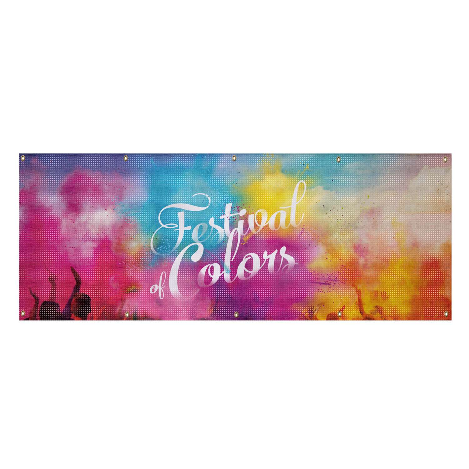 3' x 8' 9 oz. Mesh Vinyl Banner Single-Sided